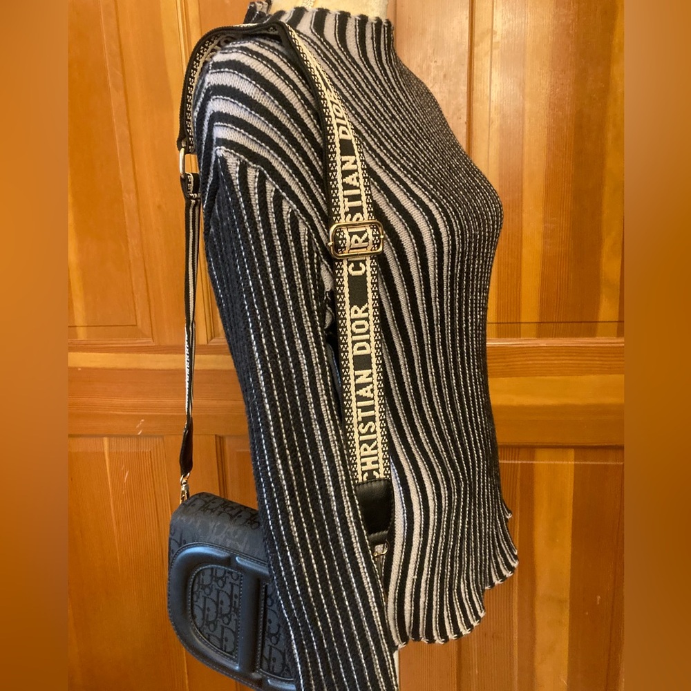 Slim Ribbed Stripe Sweater. - Picture 7 of 16